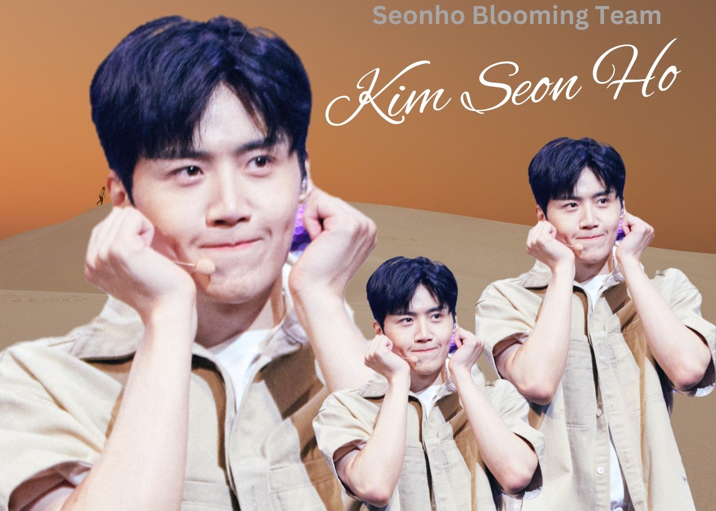 Behind-the-scenes cut of Kim Seonho