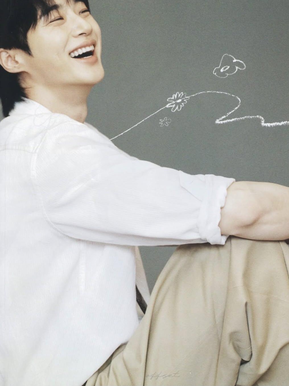 Recent activity shot of Byeon Wooseok