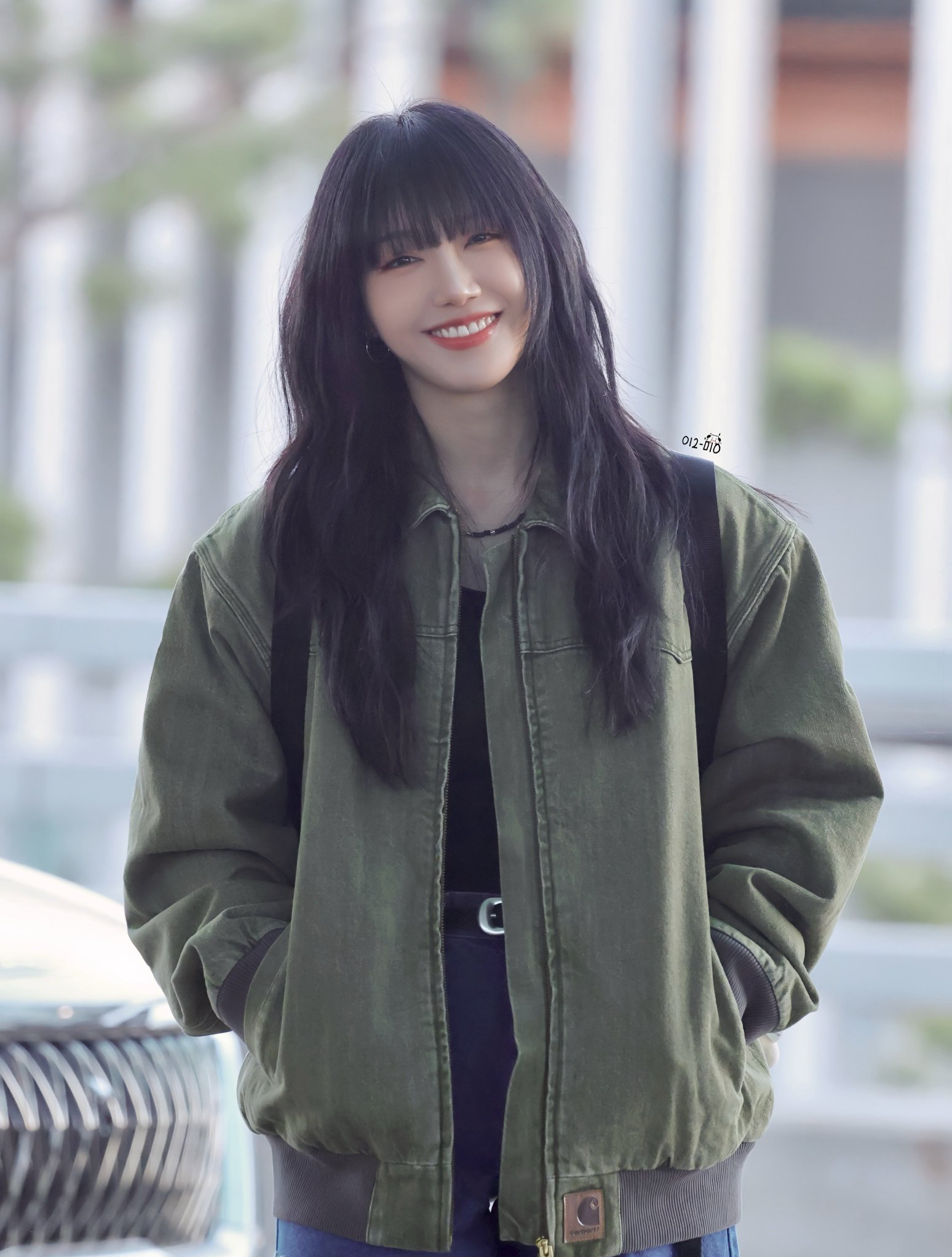 A moment captured by a fan of Jung Eunji
