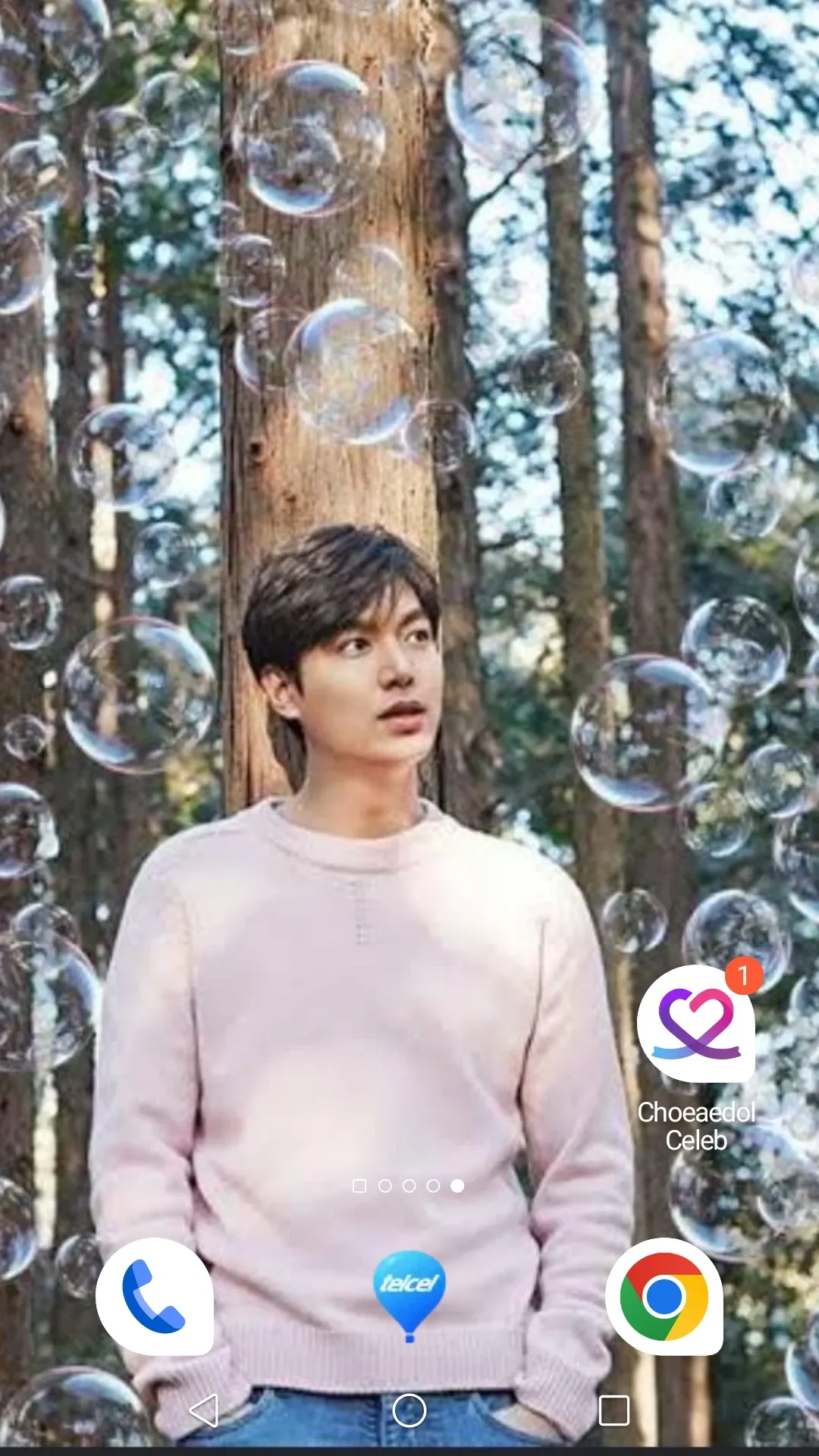 Recent activity shot of Lee Minho