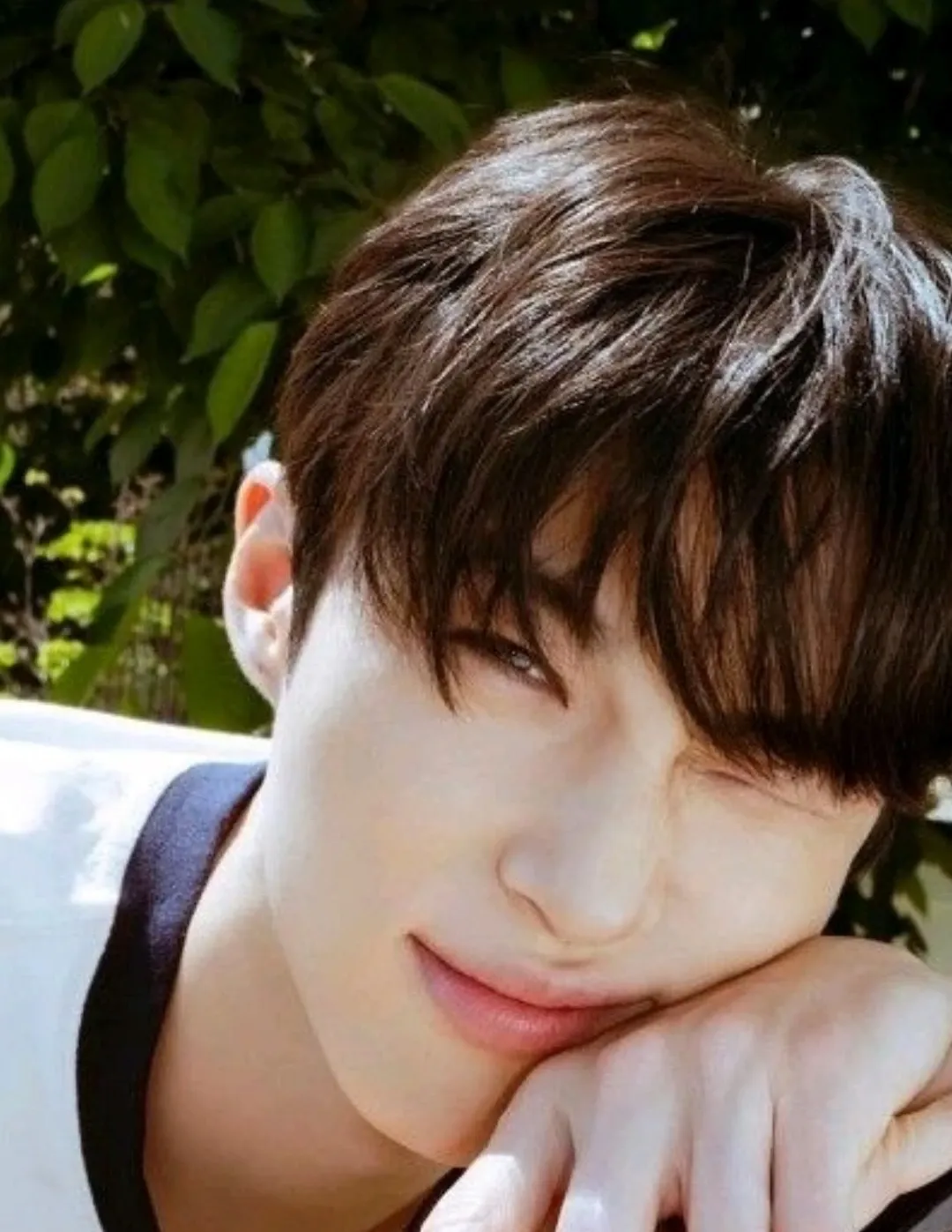 A moment captured by a fan of Byeon Wooseok