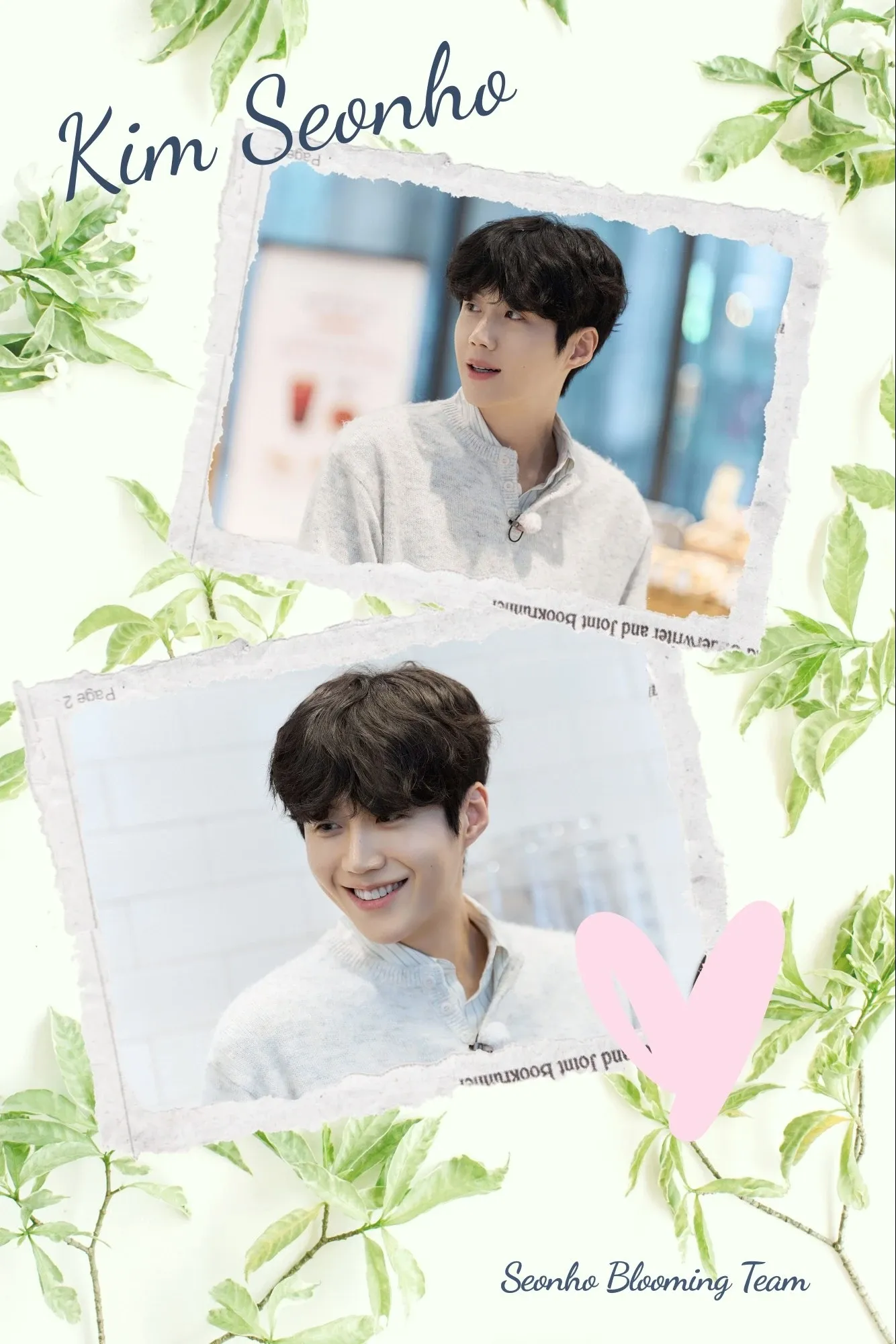 Behind-the-scenes cut of Kim Seonho