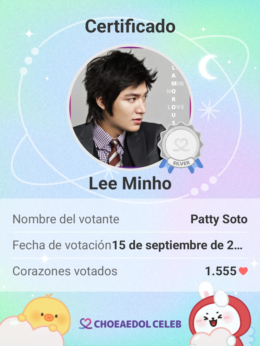 Latest photo of Lee Minho