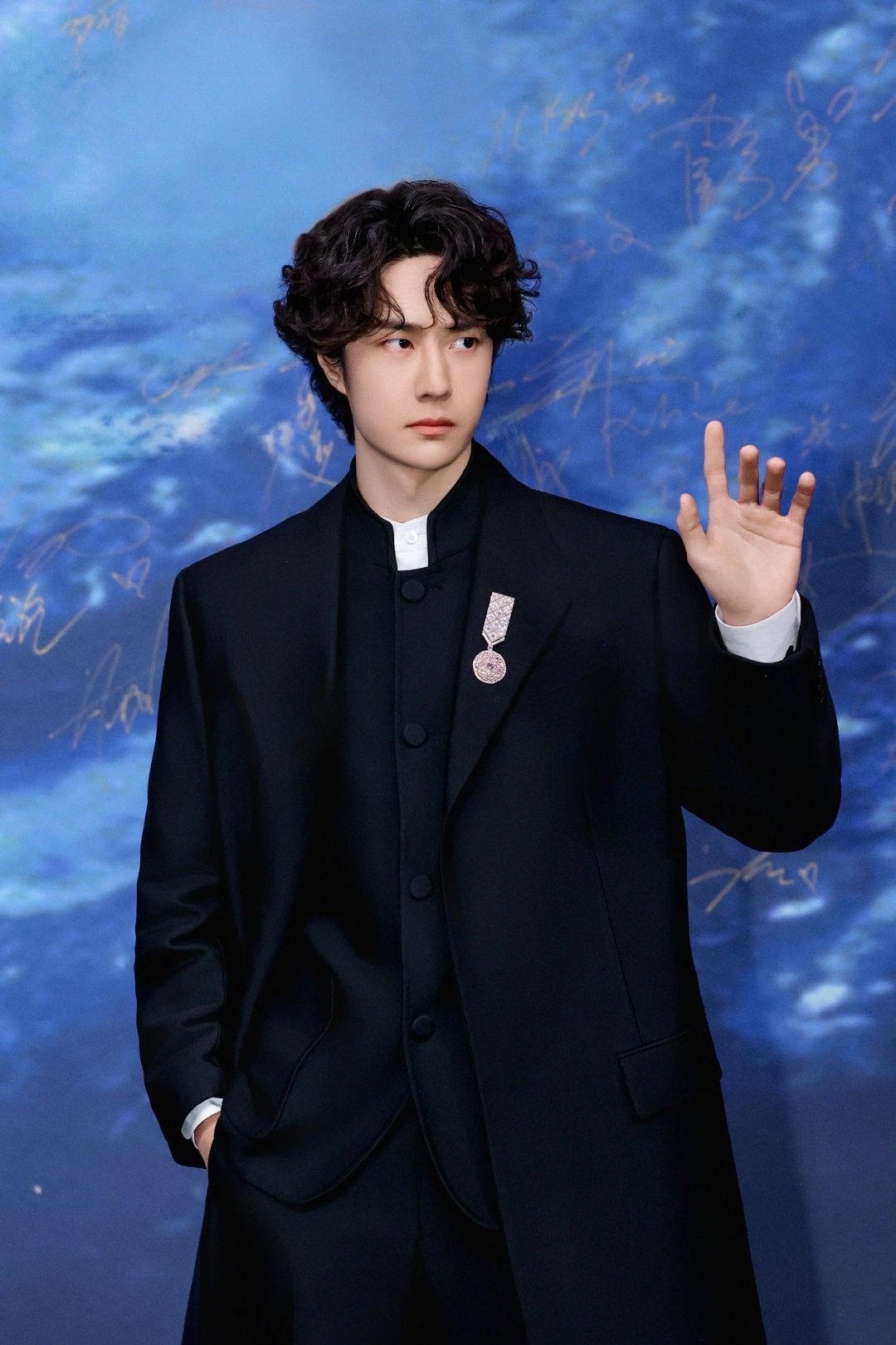 Recent activity shot of Wang Yibo