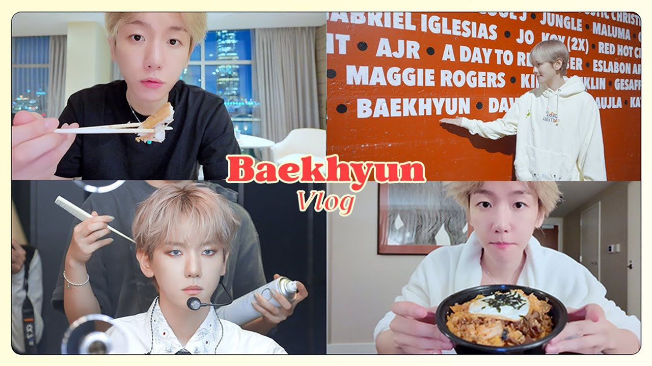 Behind-the-scenes cut of Baekhyun