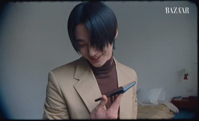 Recent activity shot of Byeon Wooseok