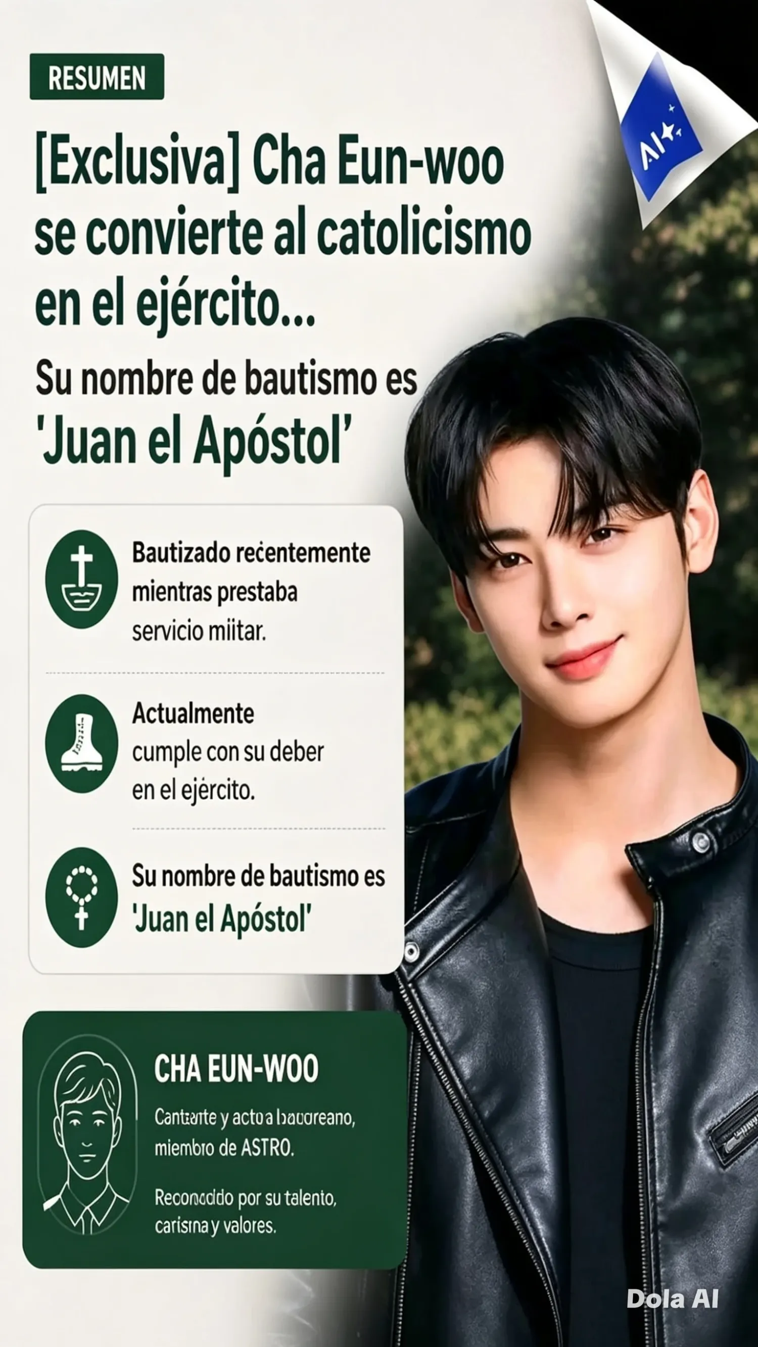 Recent activity shot of Cha Eunwoo