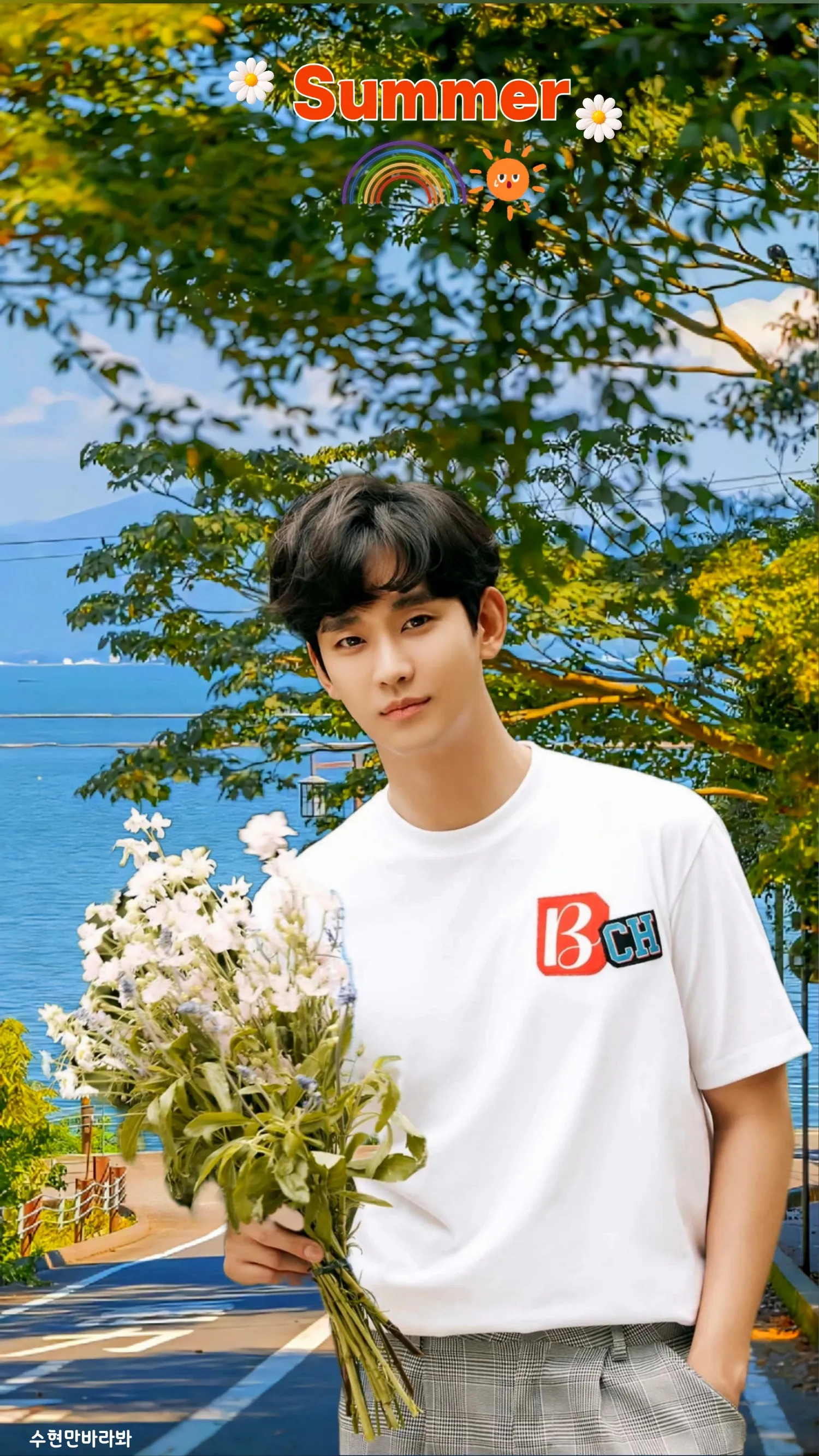 A moment captured by a fan of Kim Soohyun