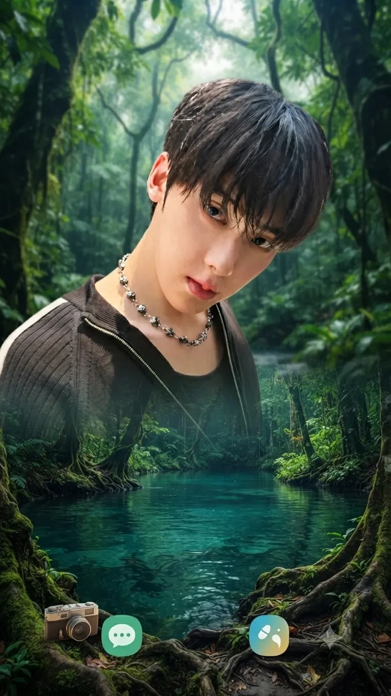 Emotional wallpaper shared by fans for Yoon Sanha