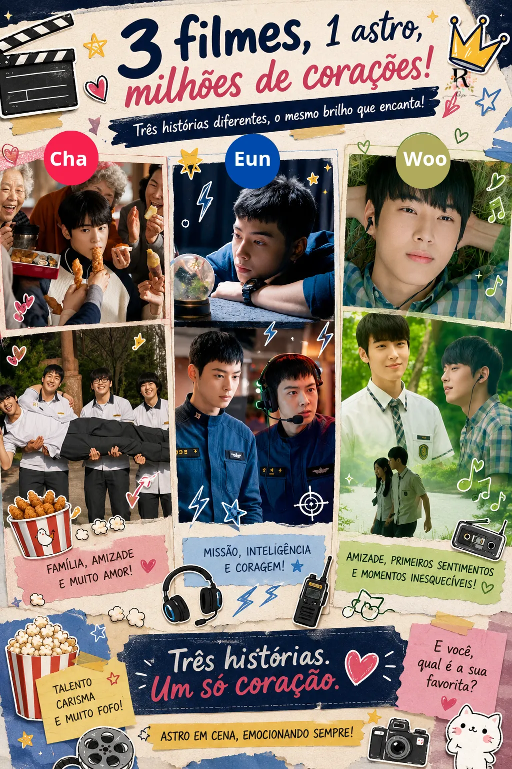 Behind-the-scenes cut of Cha Eunwoo