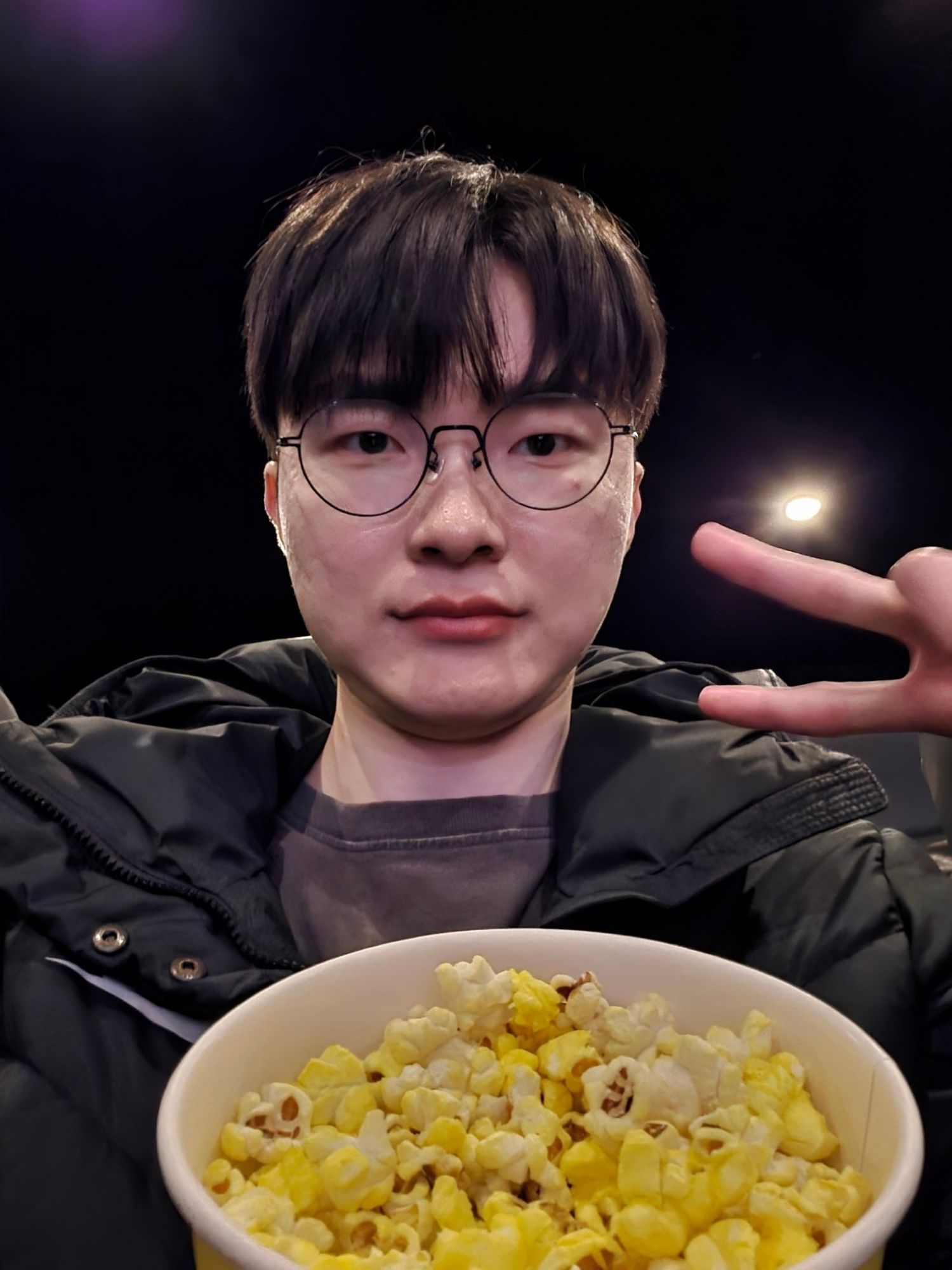 A moment captured by a fan of Faker