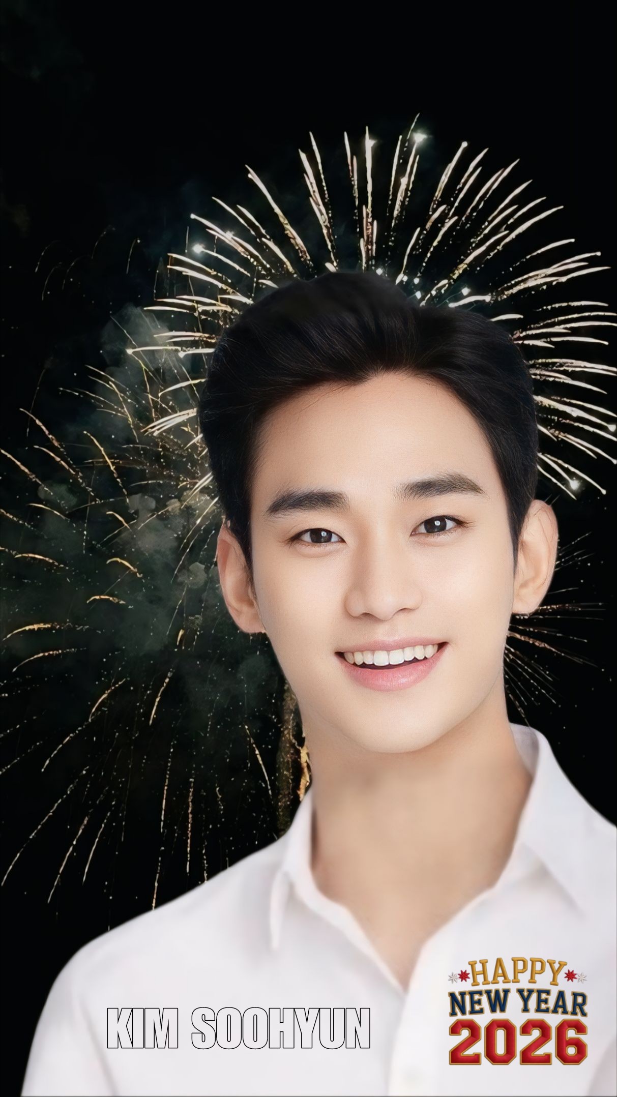 Emotional wallpaper shared by fans for Kim Soohyun
