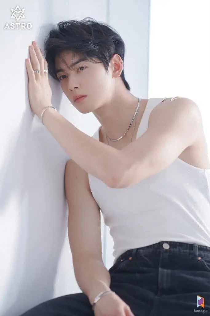 A moment captured by a fan of Cha Eunwoo