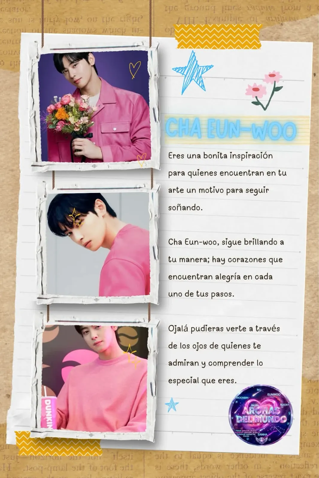 Behind-the-scenes cut of Cha Eunwoo
