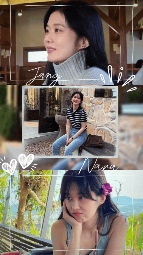 Behind-the-scenes cut of Jang Nara