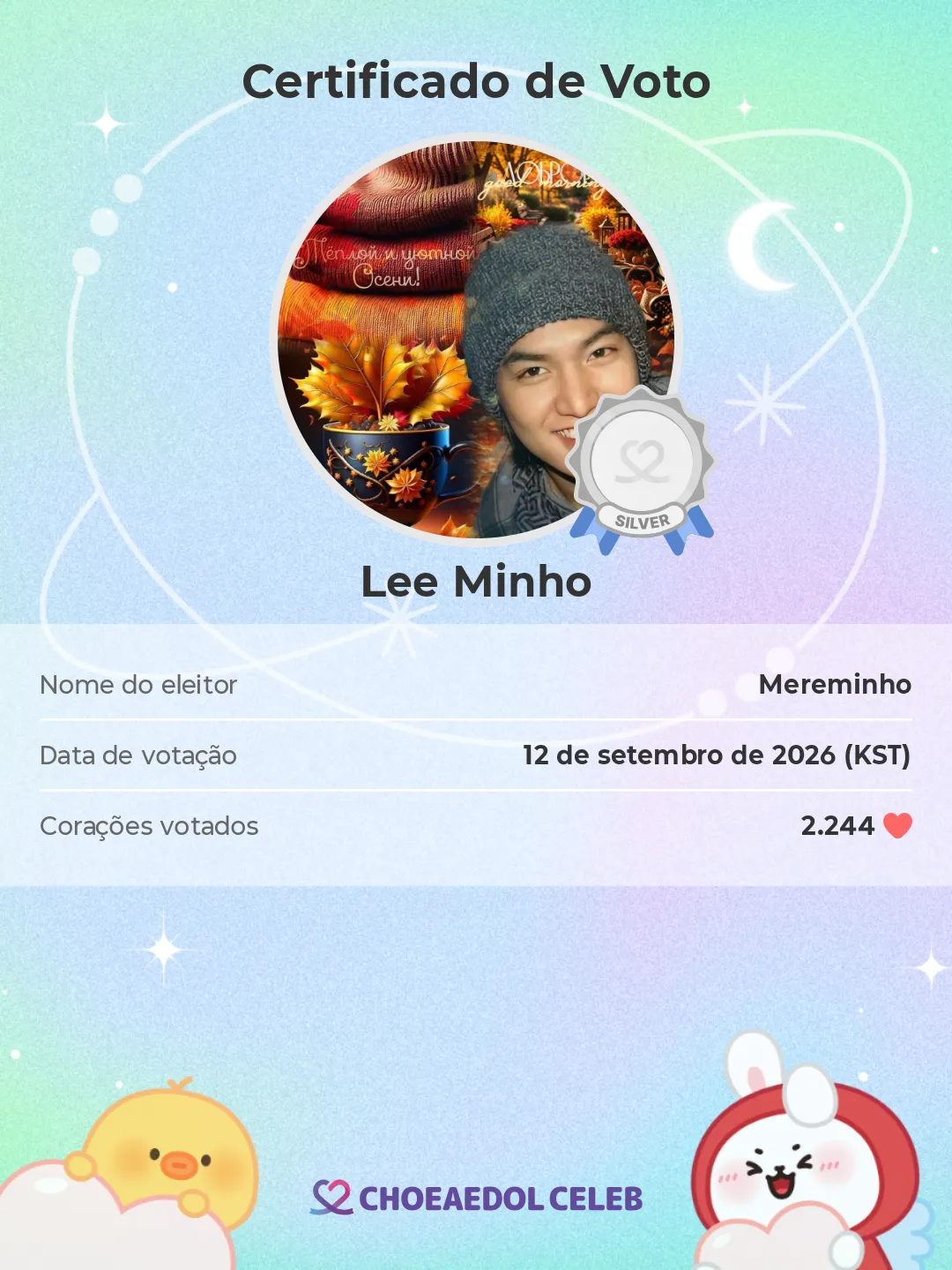 Latest photo of Lee Minho