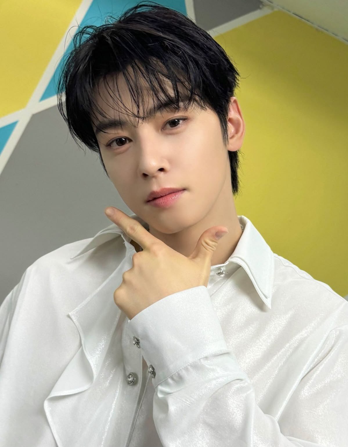 Behind-the-scenes cut of Cha Eunwoo
