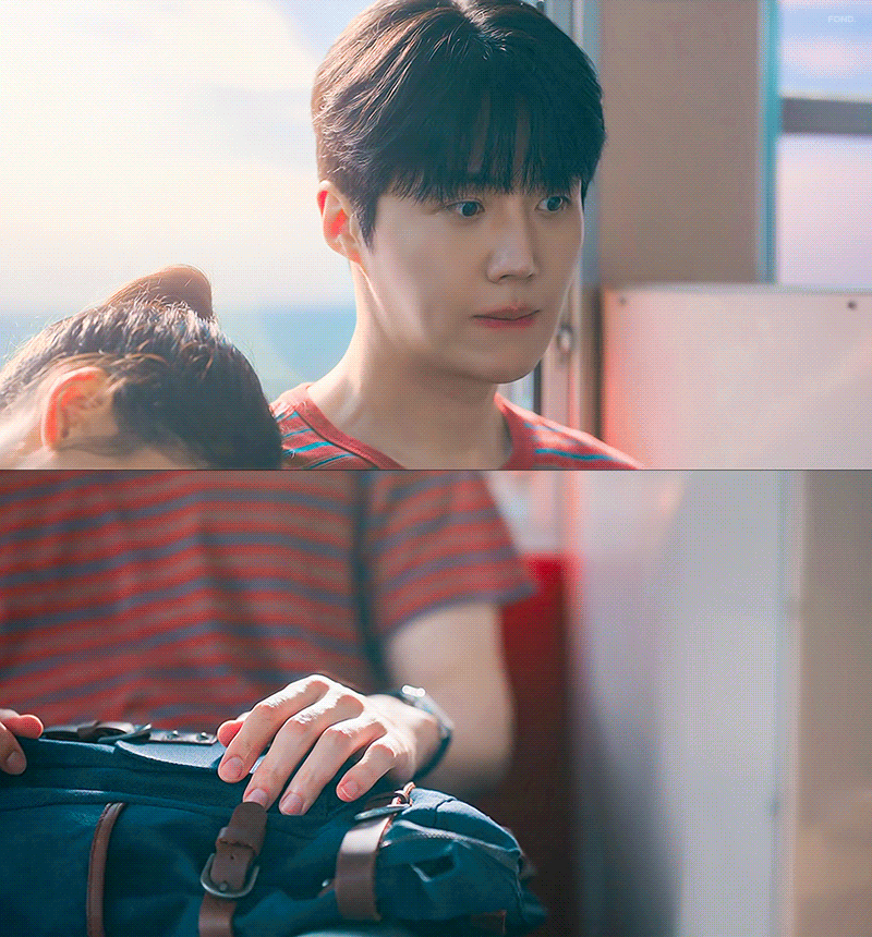 A moment captured by a fan of Kim Seonho