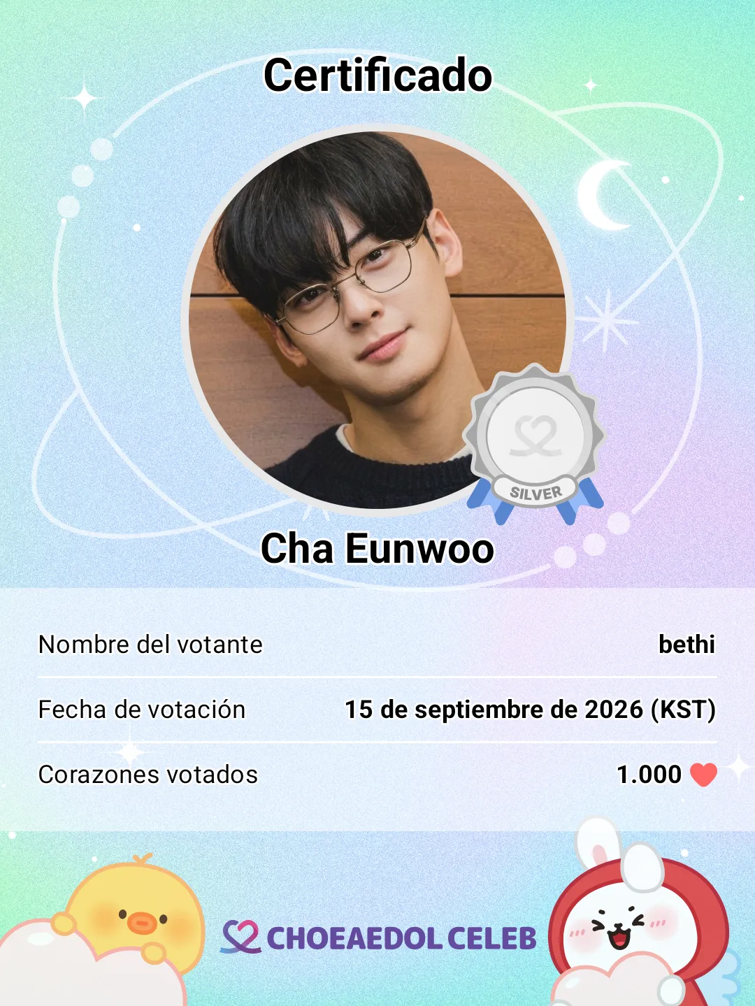 Latest photo of Cha Eunwoo