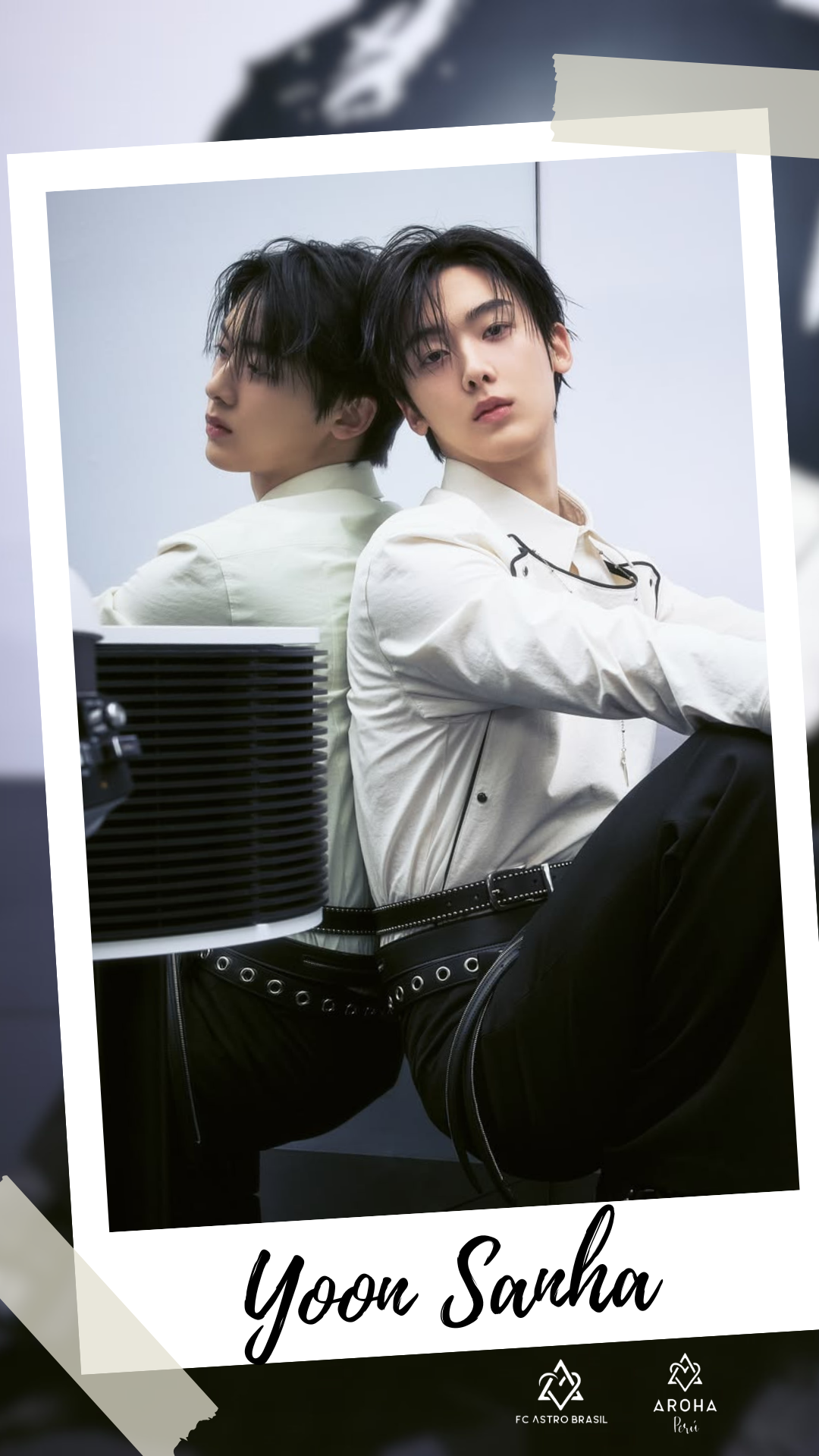 Emotional wallpaper shared by fans for Yoon Sanha