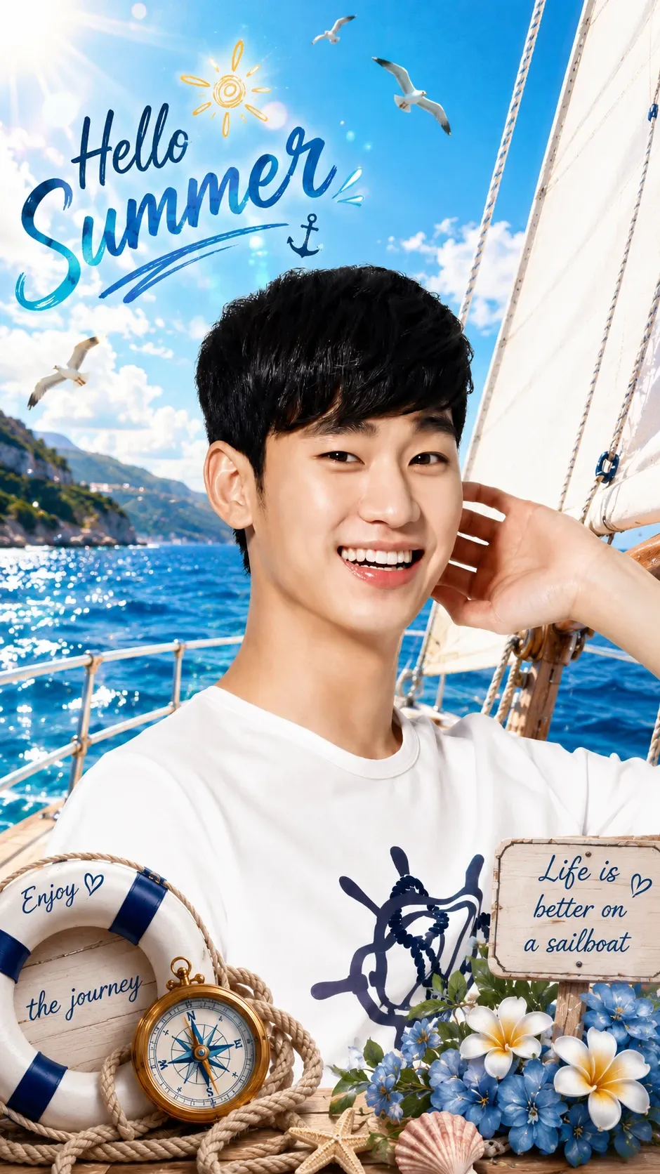Recent activity shot of Kim Soohyun