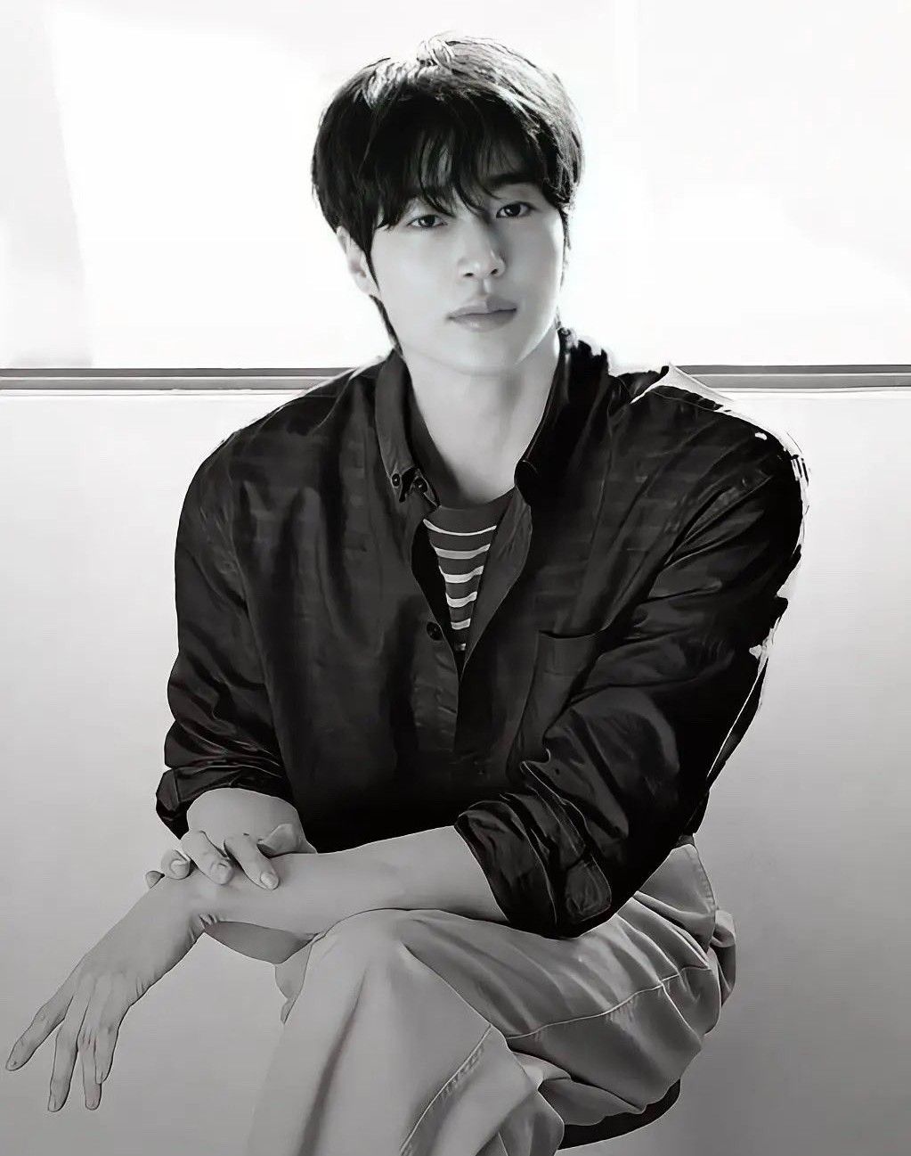 A moment captured by a fan of Byeon Wooseok