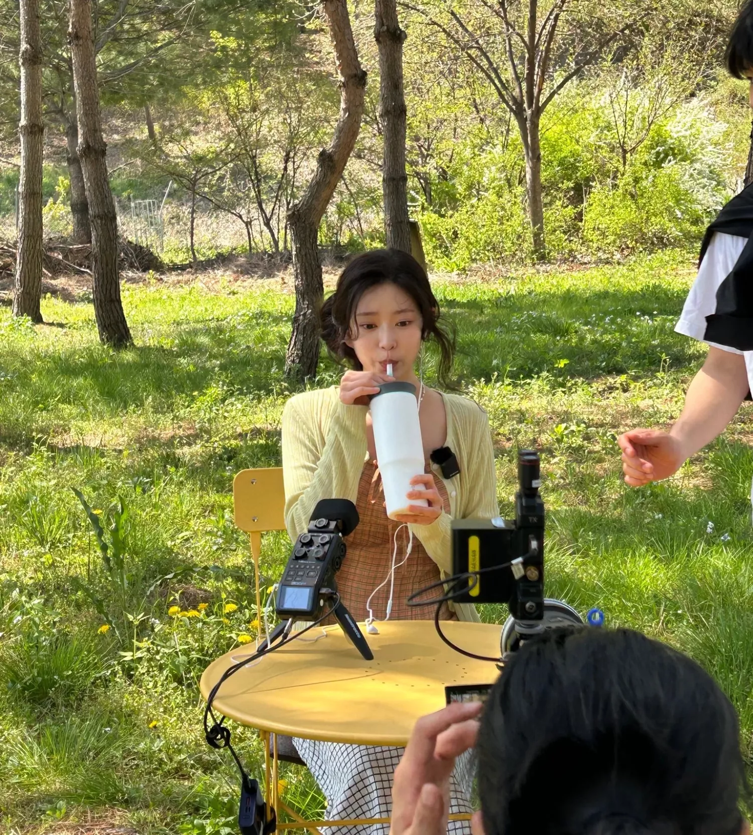 A moment captured by a fan of Kim Minju