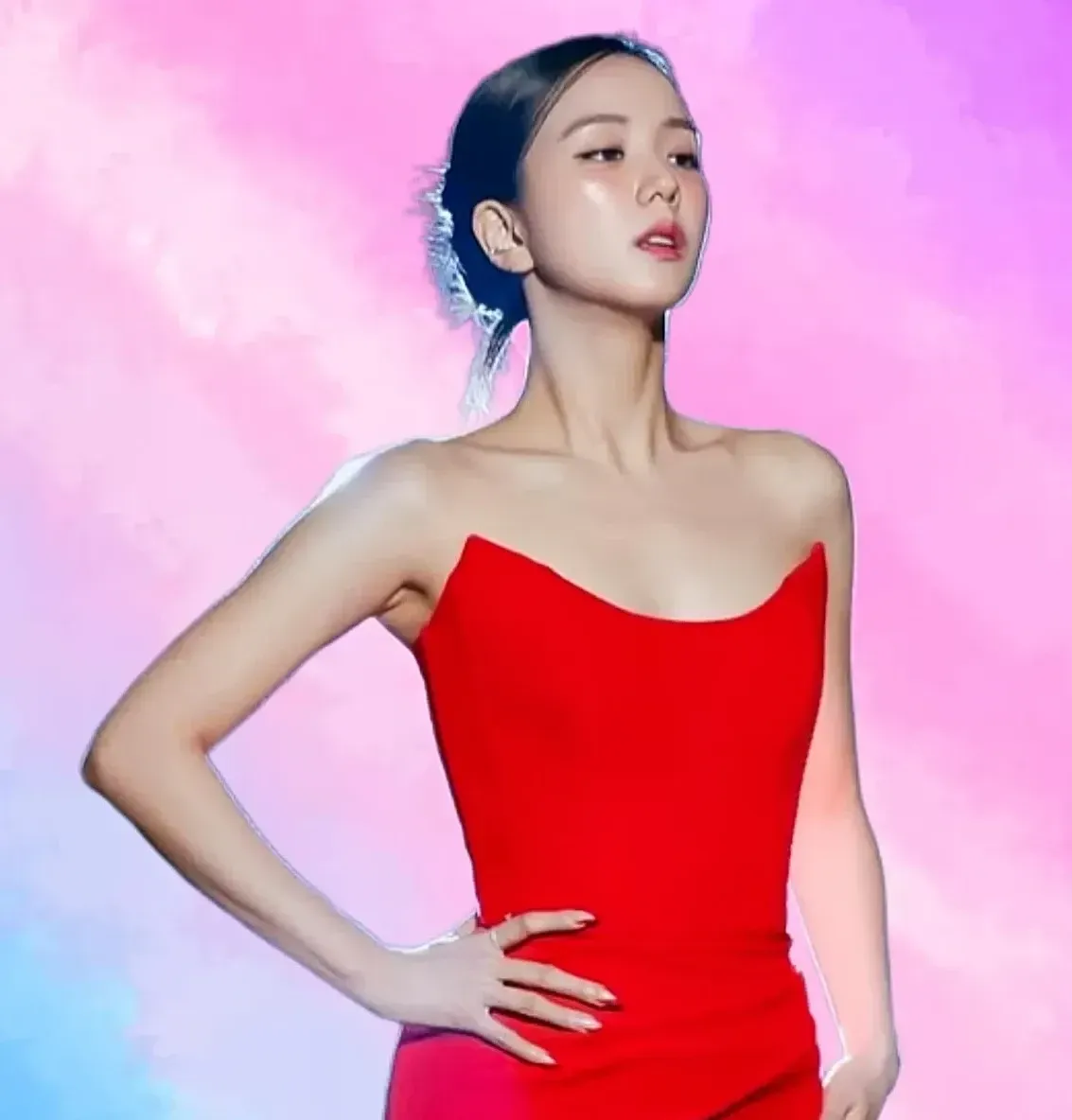 Behind-the-scenes cut of Jisoo (1995)