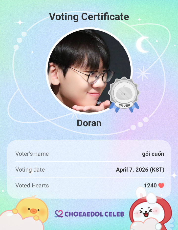 Recent activity shot of Doran