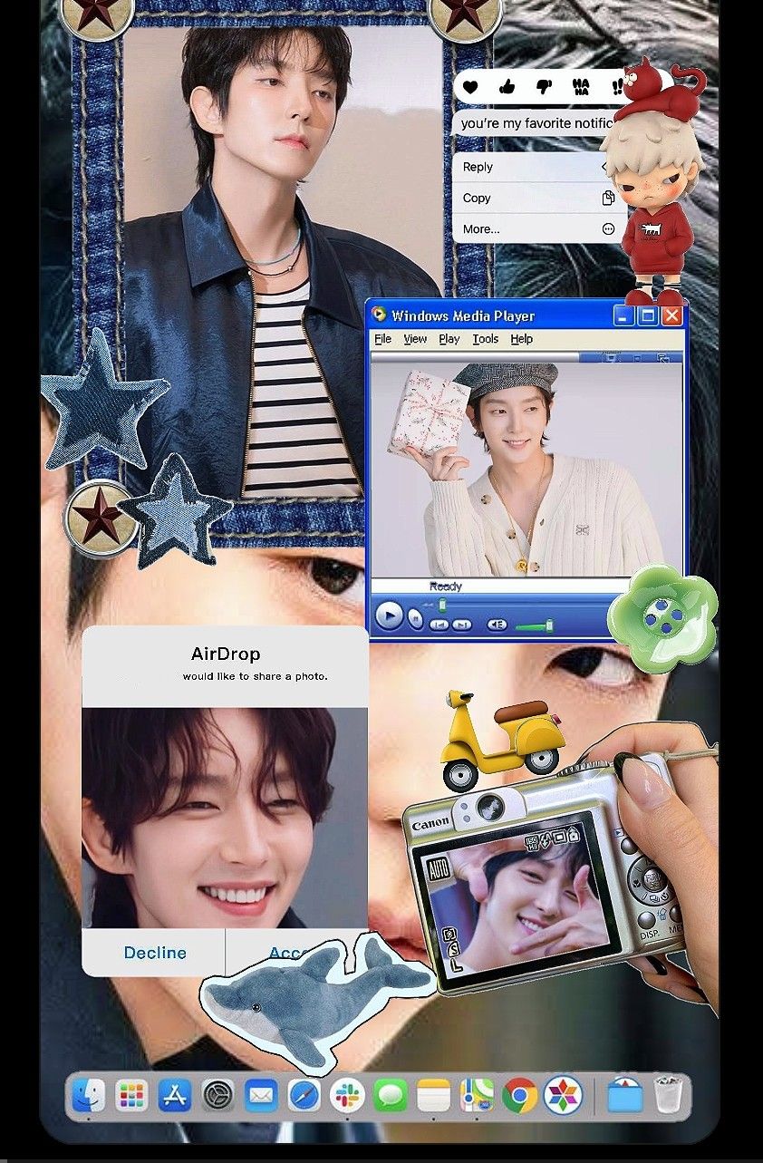 Behind-the-scenes cut of Lee Joongi