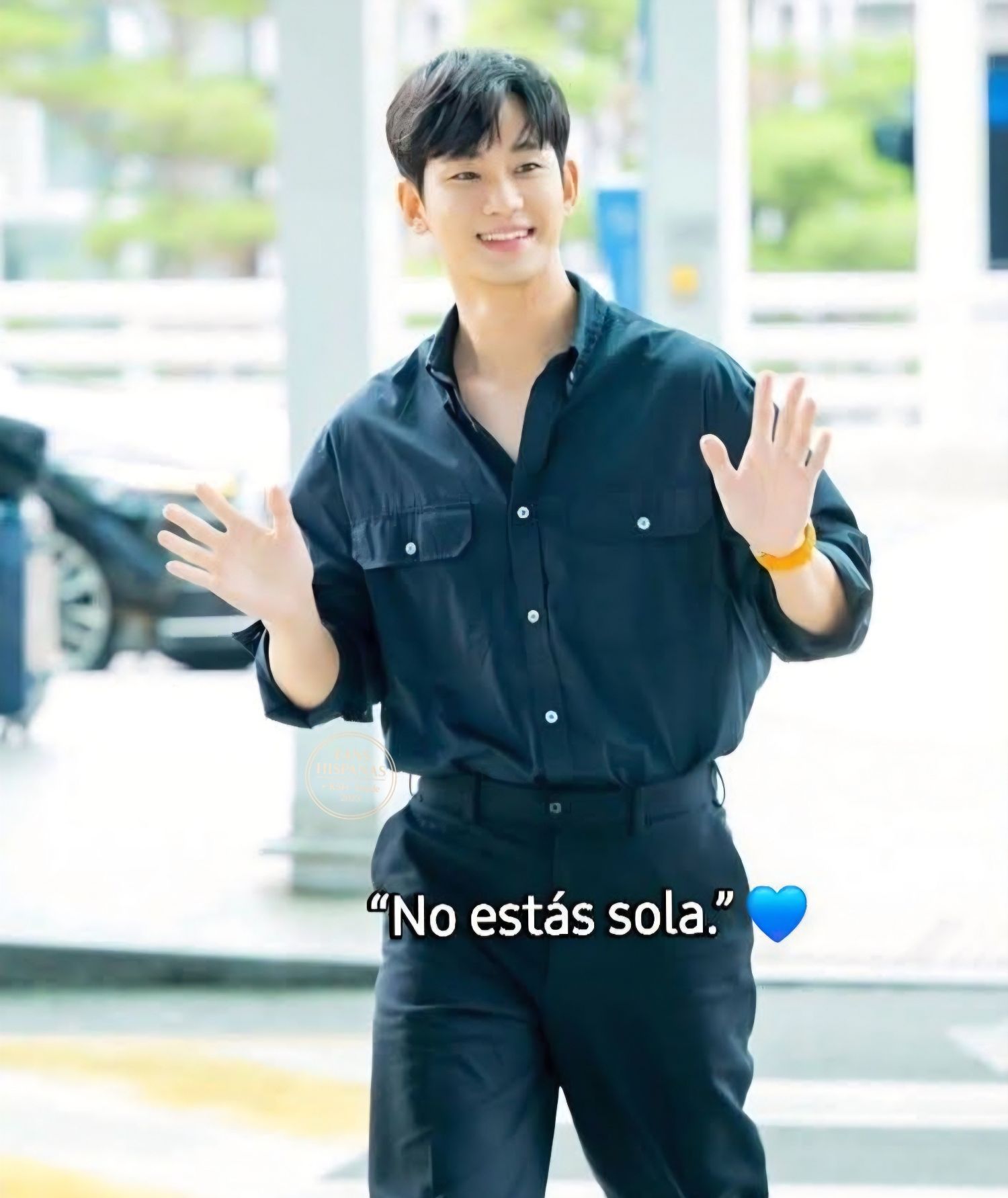 A moment captured by a fan of Kim Soohyun