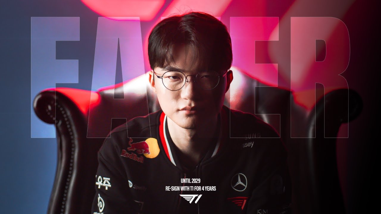 Recent activity shot of Faker