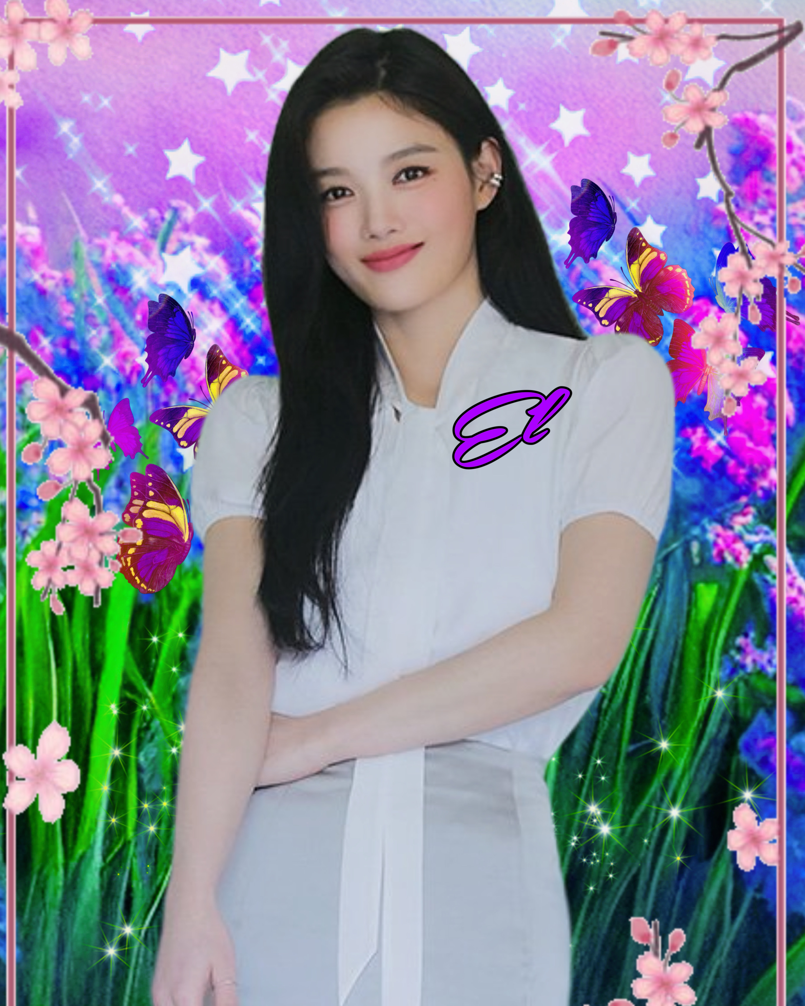 Behind-the-scenes cut of Kim Youjung