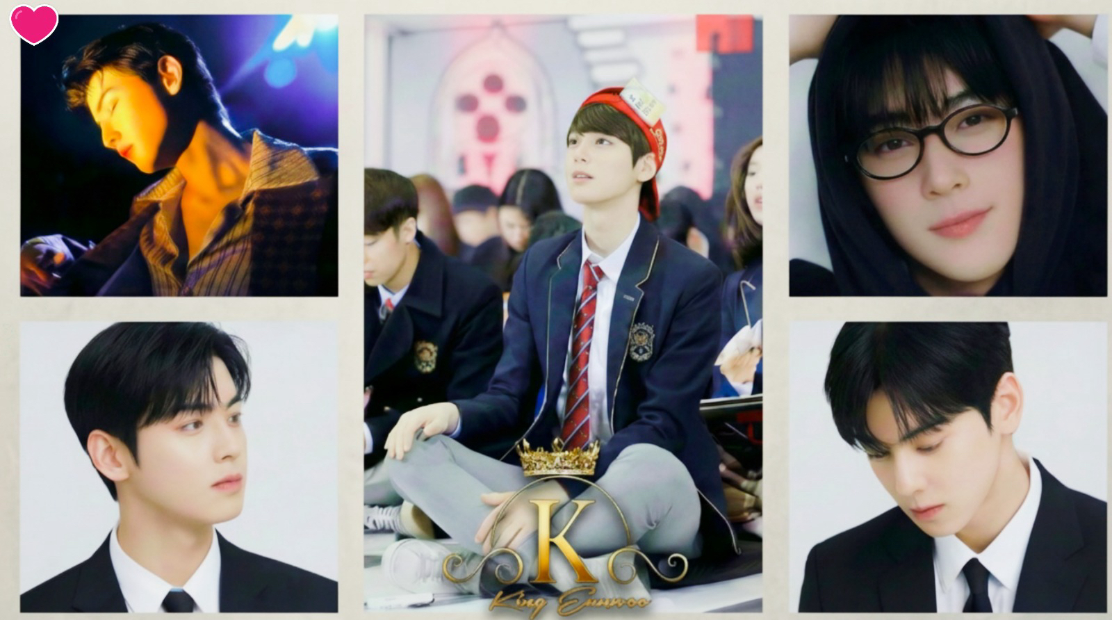 Behind-the-scenes cut of Cha Eunwoo