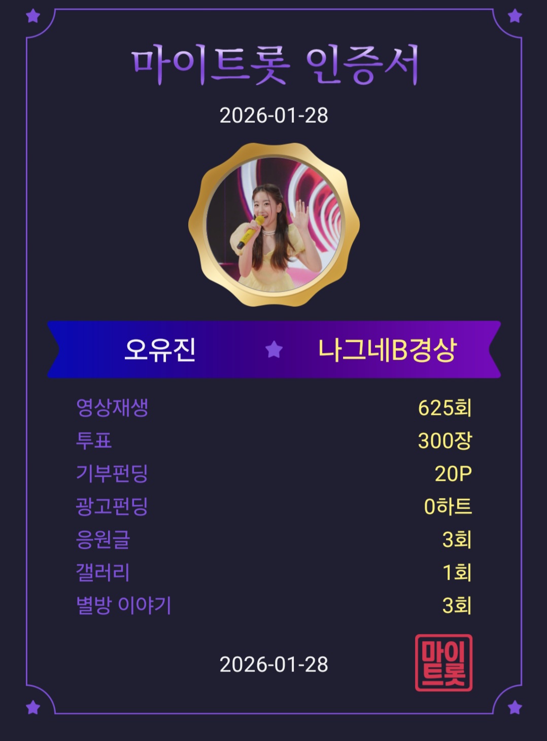 粉絲拍下的Oh Yujin瞬間