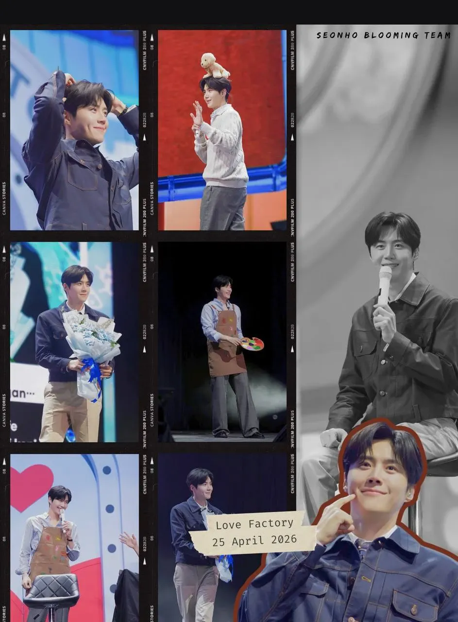 Behind-the-scenes cut of Kim Seonho