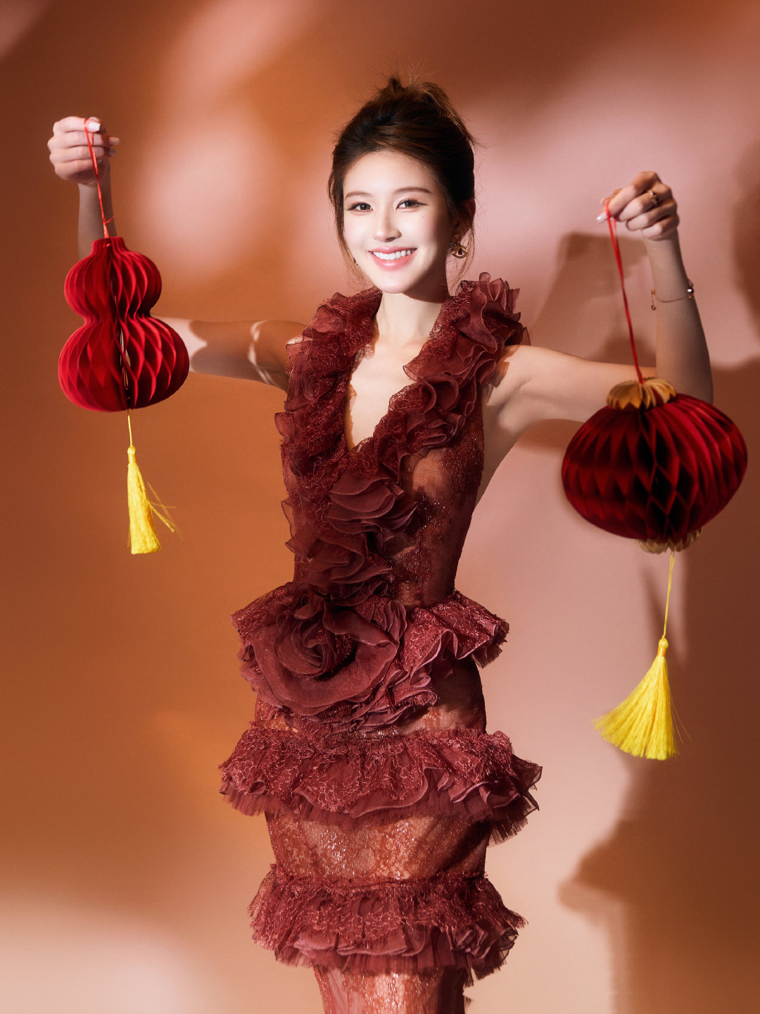 A moment captured by a fan of Zhao Lusi