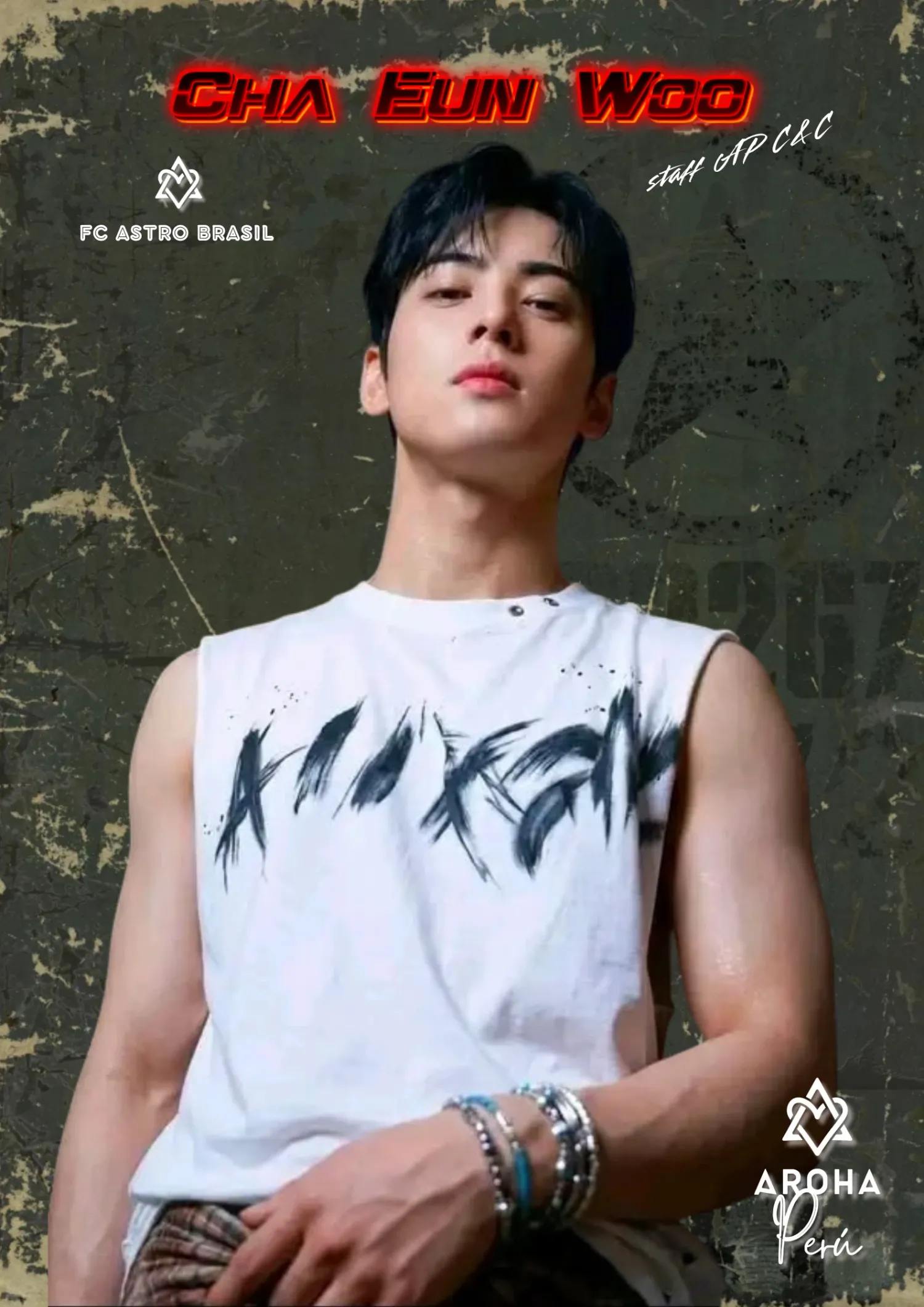 Behind-the-scenes cut of Cha Eunwoo